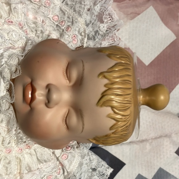 Great find !! Vintage 20” cloth doll with porcelain face , hands n feet. n - Picture 6 of 11